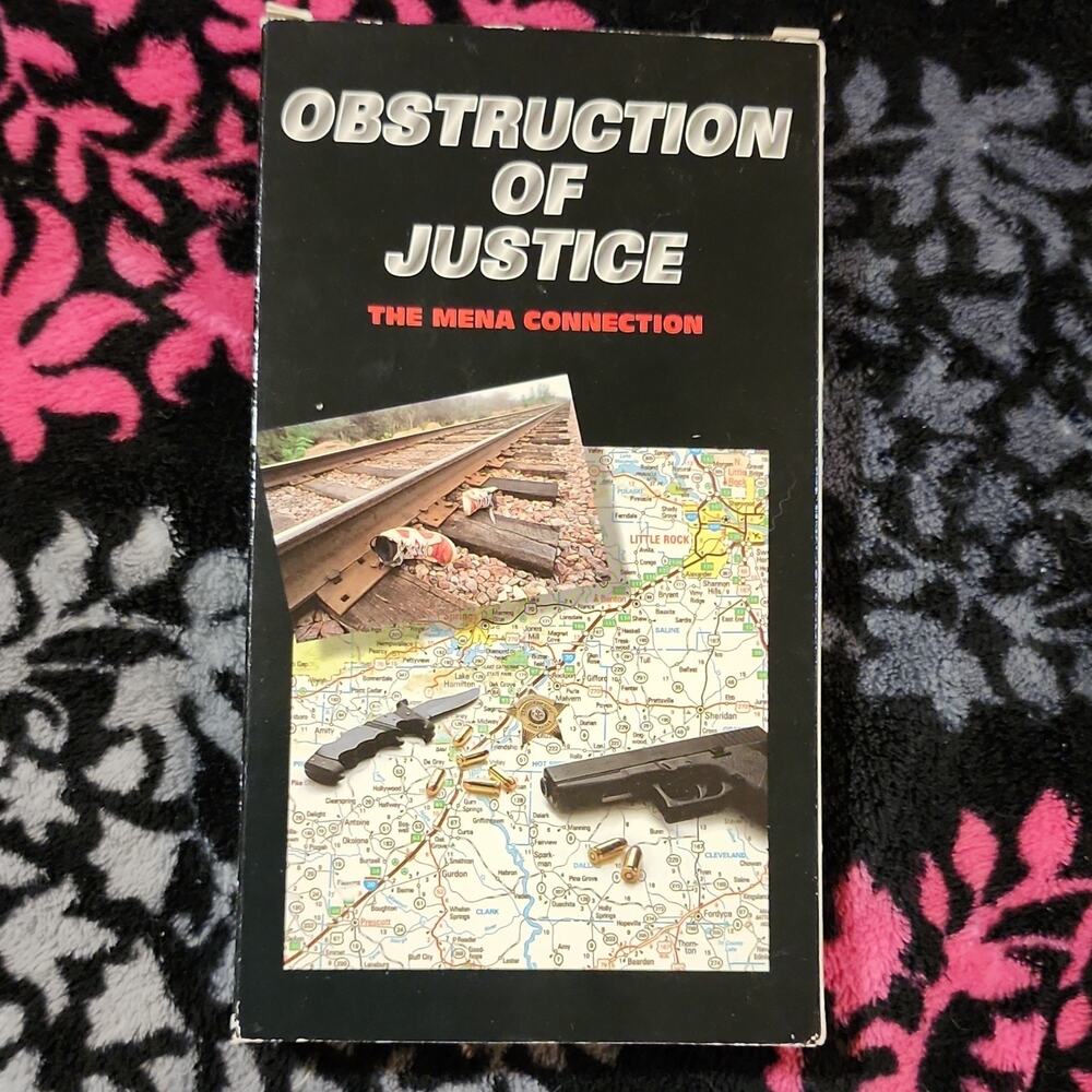 Integrity Films Obstruction of Justice: Mena Connection VHS 1996 NTSC CC
